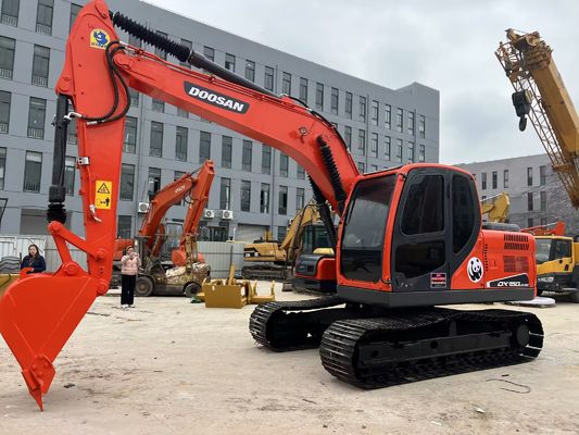 Κρόιλερ DX150-9C Χρησιμοποιούμενος εξορυκτής Doosan Original Korea Πολυδιάστατη