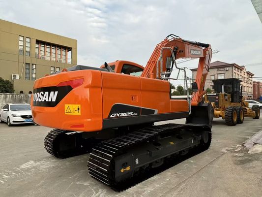 Αρχική Κορέα Doosan DX225LCA Χρησιμοποιούμενο εξοπλισμό εξορυκτών τύπου Crawler