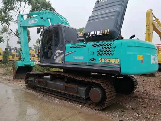 Χρησιμοποιούμενος εξορυκτής Kobelco SK350-8 εξορυκτής 35 τόνων με αρχική μπογιά