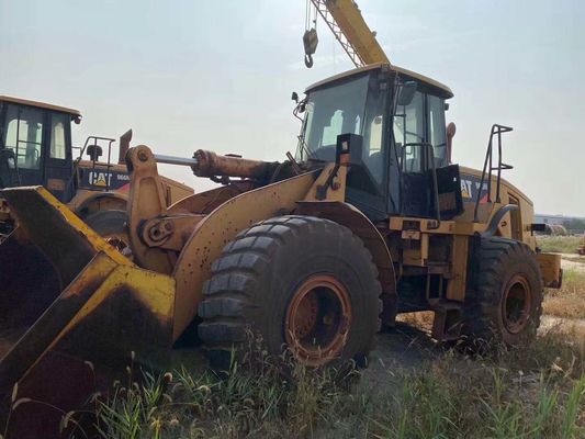 966H Αρχικό χρώμα Χρησιμοποιούμενος φορτιστής τροχών Caterpillar σε καλή κατάσταση