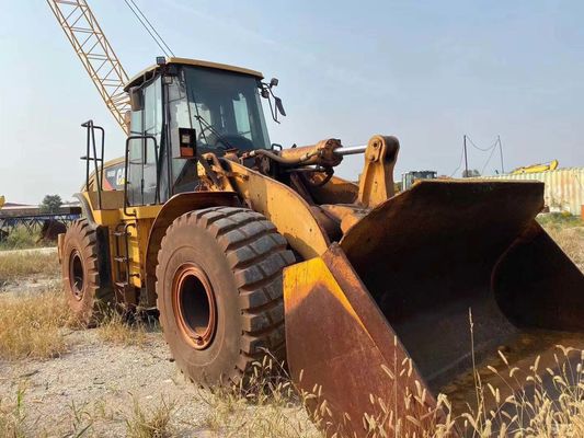 966H Αρχικό χρώμα Χρησιμοποιούμενος φορτιστής τροχών Caterpillar σε καλή κατάσταση
