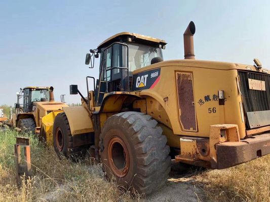 966H Αρχικό χρώμα Χρησιμοποιούμενος φορτιστής τροχών Caterpillar σε καλή κατάσταση