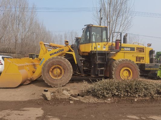 Χρησιμοποιούμενος φορτιστής τροχών Komatsu WA500 6 WA600-6 Αξιοποίηση καυσίμου για κατασκευές