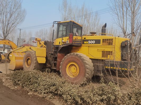 Χρησιμοποιούμενος φορτιστής τροχών Komatsu WA500 6 WA600-6 Αξιοποίηση καυσίμου για κατασκευές