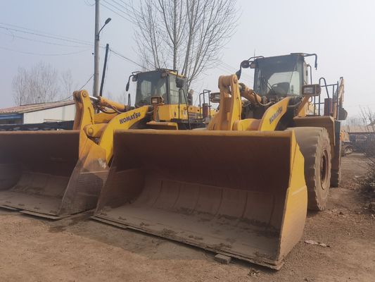 Χρησιμοποιούμενος φορτιστής τροχών Komatsu WA500 6 WA600-6 Αξιοποίηση καυσίμου για κατασκευές