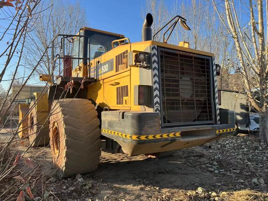 Χρησιμοποιούμενος φορτιστής τροχών Komatsu WA500 6 WA600-6 Αξιοποίηση καυσίμου για κατασκευές