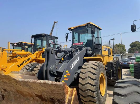 2022 Χρόνος XCMG LW500KV 2ος χειρός φορτωτές τροχών 5 τόνους για το εργοτάξιο