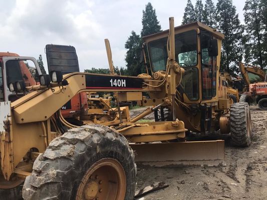 Χρησιμοποιούμενος CAT 140H Motor Grader υψηλής ακρίβειας με προσαρμόσιμη κίνηση λεπίδας