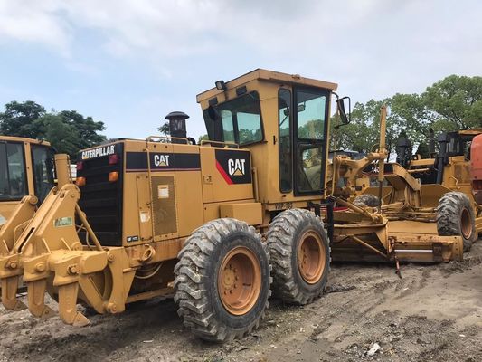 Χρησιμοποιούμενος CAT 140H Motor Grader υψηλής ακρίβειας με προσαρμόσιμη κίνηση λεπίδας