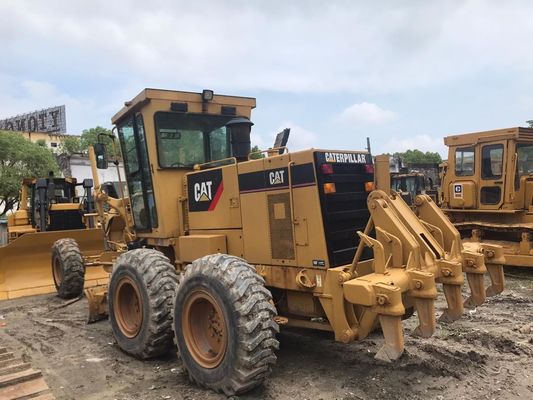 Χρησιμοποιούμενος CAT 140H Motor Grader υψηλής ακρίβειας με προσαρμόσιμη κίνηση λεπίδας