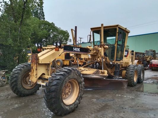 Αρχική ΗΠΑ 140K Χρησιμοποιούμενος CAT Motor Grader Υψηλή παραγωγικότητα Απόδοση καυσίμου