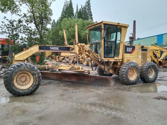 Αρχική ΗΠΑ 140K Χρησιμοποιούμενος CAT Motor Grader Υψηλή παραγωγικότητα Απόδοση καυσίμου