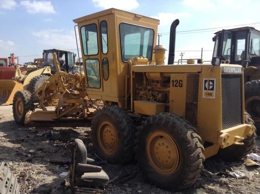Υψηλής απόδοσης 12G Χρησιμοποιούμενη Caterpillar Motor Grader Μείωση θορύβου Εύκολη λειτουργία