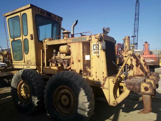Υψηλής απόδοσης 12G Χρησιμοποιούμενη Caterpillar Motor Grader Μείωση θορύβου Εύκολη λειτουργία