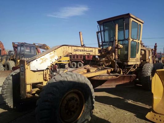 Υψηλής απόδοσης 12G Χρησιμοποιούμενη Caterpillar Motor Grader Μείωση θορύβου Εύκολη λειτουργία