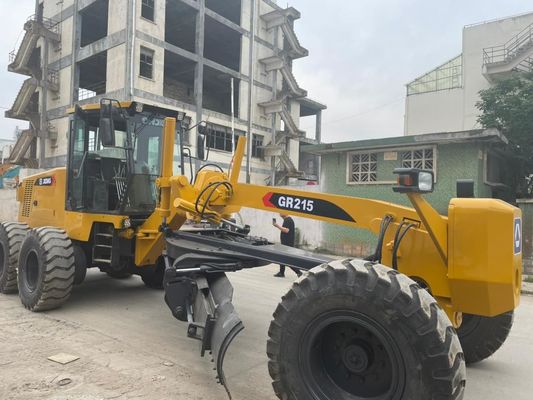 Υψηλής ταχύτητας XCMG GR215 Δεύτερο χέρι Grader αποδοτικότητα καυσίμου για την κατασκευή