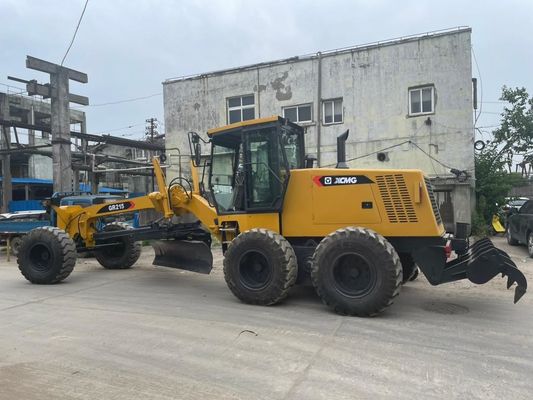 Υψηλής ταχύτητας XCMG GR215 Δεύτερο χέρι Grader αποδοτικότητα καυσίμου για την κατασκευή