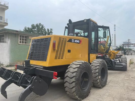 Υψηλής ταχύτητας XCMG GR215 Δεύτερο χέρι Grader αποδοτικότητα καυσίμου για την κατασκευή