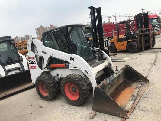 Αρχικό χρώμα S185 Χρησιμοποιούμενα φορτηγά Bobcat Skid Ασφάλεια λειτουργίας σε καλή κατάσταση