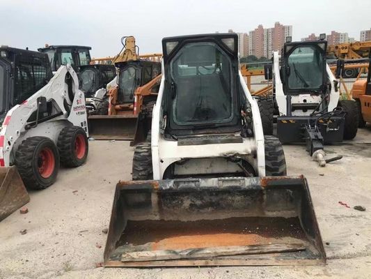Αρχικό χρώμα S185 Χρησιμοποιούμενα φορτηγά Bobcat Skid Ασφάλεια λειτουργίας σε καλή κατάσταση