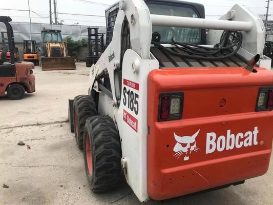 Αρχικό χρώμα S185 Χρησιμοποιούμενα φορτηγά Bobcat Skid Ασφάλεια λειτουργίας σε καλή κατάσταση