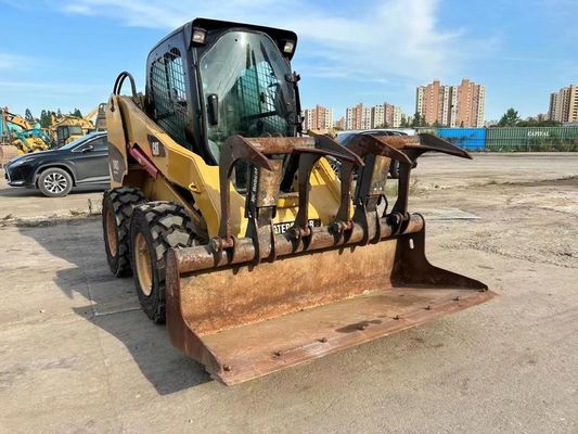 CAT 246C Αρχικό χρώμα Χρησιμοποιούμενο φορτιστή τροχιάς ασφαλείας και ακρίβειας σε καλή κατάσταση