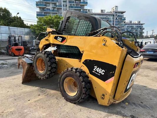 CAT 246C Αρχικό χρώμα Χρησιμοποιούμενο φορτιστή τροχιάς ασφαλείας και ακρίβειας σε καλή κατάσταση