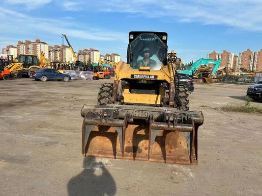 CAT 246C Αρχικό χρώμα Χρησιμοποιούμενο φορτιστή τροχιάς ασφαλείας και ακρίβειας σε καλή κατάσταση