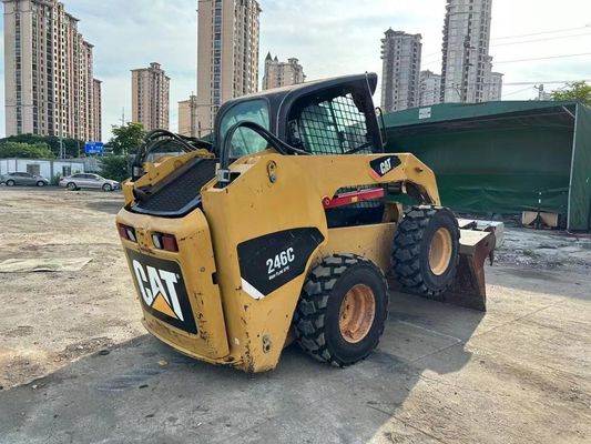 CAT 246C Αρχικό χρώμα Χρησιμοποιούμενο φορτιστή τροχιάς ασφαλείας και ακρίβειας σε καλή κατάσταση