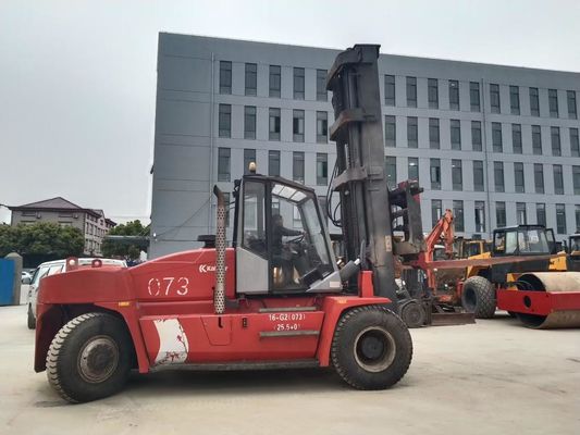 16 τόνους Kalamr DCE160-12 Χρησιμοποιούμενα φορτηγά ανυψωτικά με πιρούνι υψηλής απόδοσης χαμηλός θόρυβος