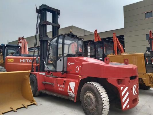 16 τόνους Kalamr DCE160-12 Χρησιμοποιούμενα φορτηγά ανυψωτικά με πιρούνι υψηλής απόδοσης χαμηλός θόρυβος