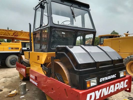 Dynapac CC421 Χρησιμοποιούμενος τροχός κυλίνδρων διπλού τύμπανου τροχός κυλίνδρων υψηλής παραγωγικότητας Σουηδία