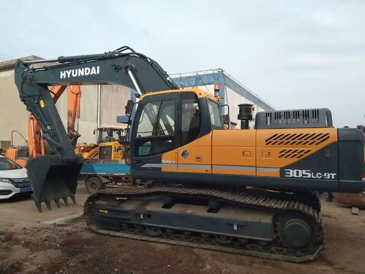 R305LC-9T Χρησιμοποιούμενος εξορυκτής Χρησιμοποιούμενος εξορυκτής Hyundai για εργοτάξιο