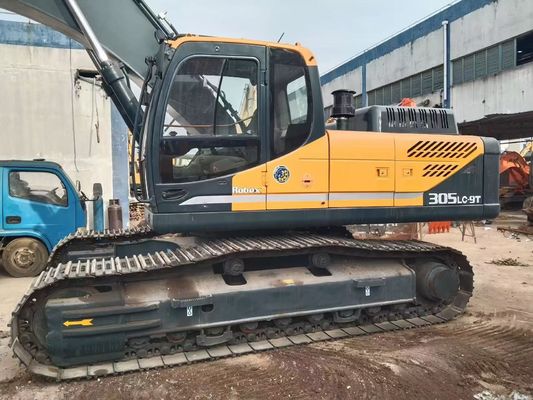 R305LC-9T Χρησιμοποιούμενος εξορυκτής Χρησιμοποιούμενος εξορυκτής Hyundai για εργοτάξιο