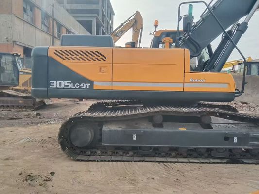 R305LC-9T Χρησιμοποιούμενος εξορυκτής Χρησιμοποιούμενος εξορυκτής Hyundai για εργοτάξιο