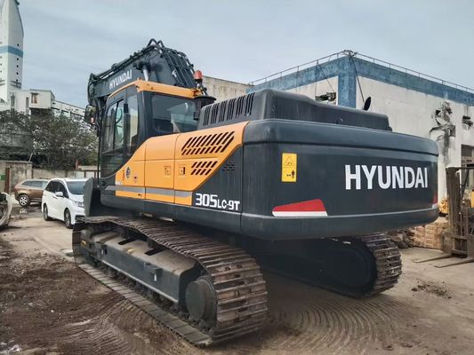 R305LC-9T Χρησιμοποιούμενος εξορυκτής Χρησιμοποιούμενος εξορυκτής Hyundai για εργοτάξιο