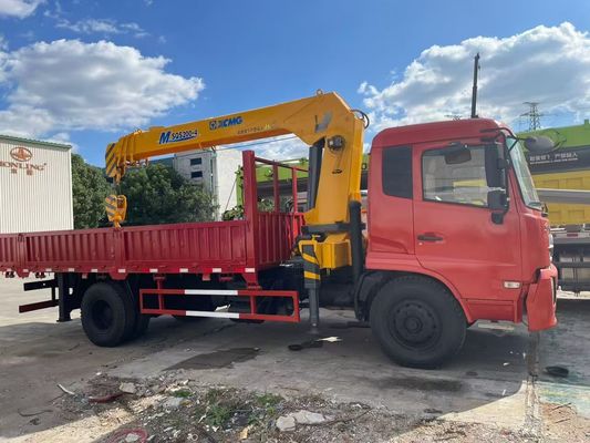 8 τόνων XCMG SQS200-4 φορτηγό τοποθετημένο χρησιμοποιημένο γερανό με DongFeng φορτηγό 2019 έτος