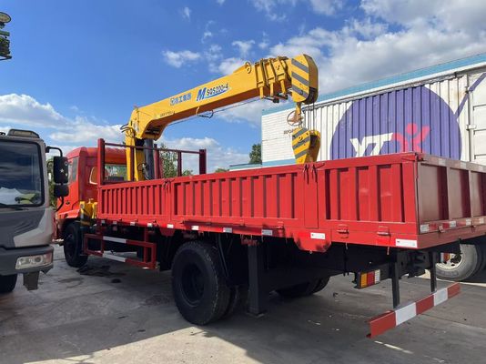8 τόνων XCMG SQS200-4 φορτηγό τοποθετημένο χρησιμοποιημένο γερανό με DongFeng φορτηγό 2019 έτος