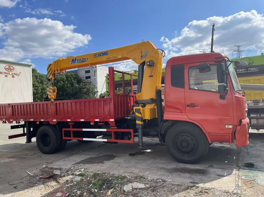 8 τόνων XCMG SQS200-4 φορτηγό τοποθετημένο χρησιμοποιημένο γερανό με DongFeng φορτηγό 2019 έτος