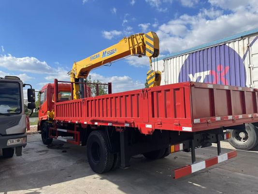 8 τόνων XCMG SQS200-4 φορτηγό τοποθετημένο χρησιμοποιημένο γερανό με DongFeng φορτηγό 2019 έτος