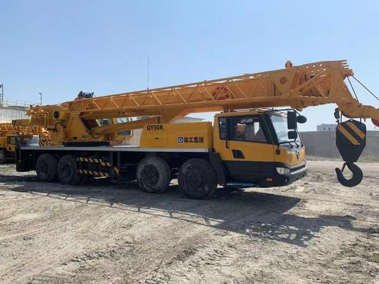 XCMG QY50K-II 50 τόνων Χρησιμοποιούμενο φορτηγό γερανό Μεγάλης χωρητικότητας Χρησιμοποιούμενα φορτηγά βουμ