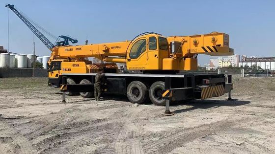 XCMG QY50K-II 50 τόνων Χρησιμοποιούμενο φορτηγό γερανό Μεγάλης χωρητικότητας Χρησιμοποιούμενα φορτηγά βουμ