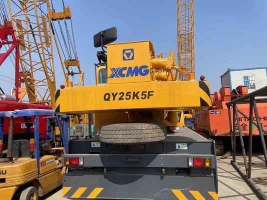 2021 Χρησιμοποιούμενο γερανό φορτηγών XCMG QY25K5F Ασφάλεια λειτουργίας 25 τόνων κινητό γερανό