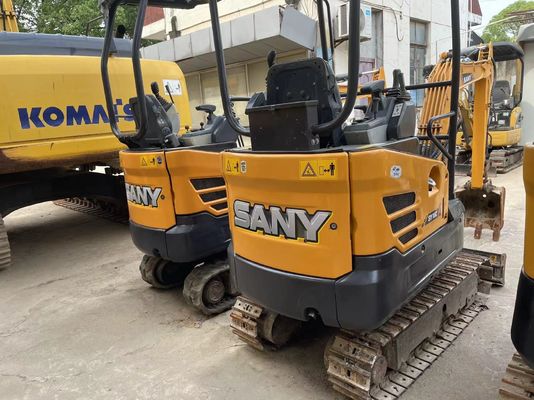 Χρησιμοποιήθηκε SANY SY16C Mini Excavator ομαλή λειτουργία για εργασία στον κήπο
