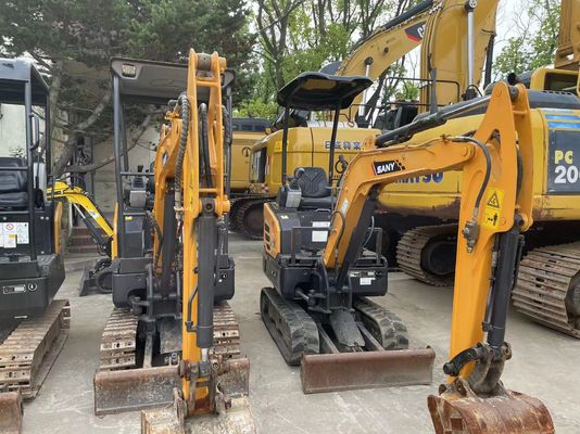 Χρησιμοποιήθηκε SANY SY16C Mini Excavator ομαλή λειτουργία για εργασία στον κήπο