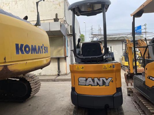 Χρησιμοποιήθηκε SANY SY16C Mini Excavator ομαλή λειτουργία για εργασία στον κήπο