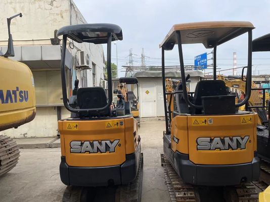 Χρησιμοποιήθηκε SANY SY16C Mini Excavator ομαλή λειτουργία για εργασία στον κήπο