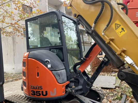 Αρχική Ιαπωνία Χρησιμοποιήθηκε Hitachi ZX35U-5N Μίνι Εκσκαφέας σε εξαιρετική κατάσταση/Χρησιμοποιήθηκε Ιαπωνική Μίνι Εκσκαφέας με βραχίονα κλίσης και κινητήρα EPA