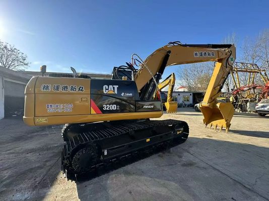 Κίτρινο Αρχικό Ιαπωνία Χρησιμοποιημένο CAT Excavator 320D2 Caterpillar Crawler Excavator