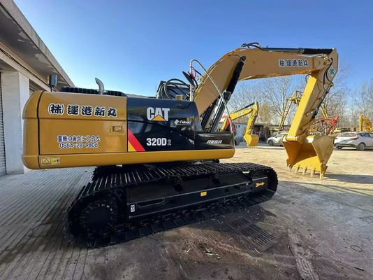 Κίτρινο Αρχικό Ιαπωνία Χρησιμοποιημένο CAT Excavator 320D2 Caterpillar Crawler Excavator